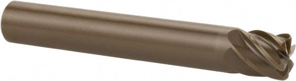 Kennametal 5352363 Corner Radius End Mill 1/2" Dia, 3/8" LOC, 0.063" Radius, 6 Flutes, Ceramic