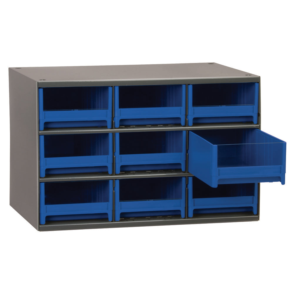 Akro-Mils 19909BLU 9 Drawer, Small Parts Cabinet