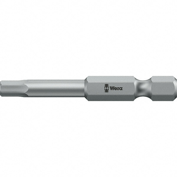 Wera 05350430001 Hex Screwdriver Bit 5/16" Drive, 3/64" Hex, 2" OAL