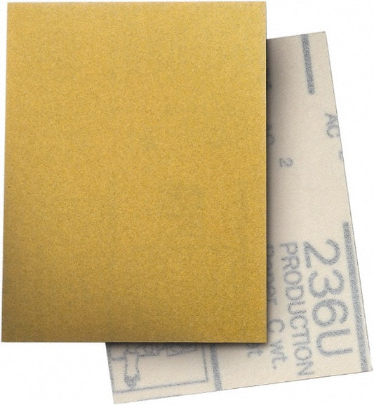 3M 7000119611 Sanding Sheet 220 Grit, Aluminum Oxide, Coated
