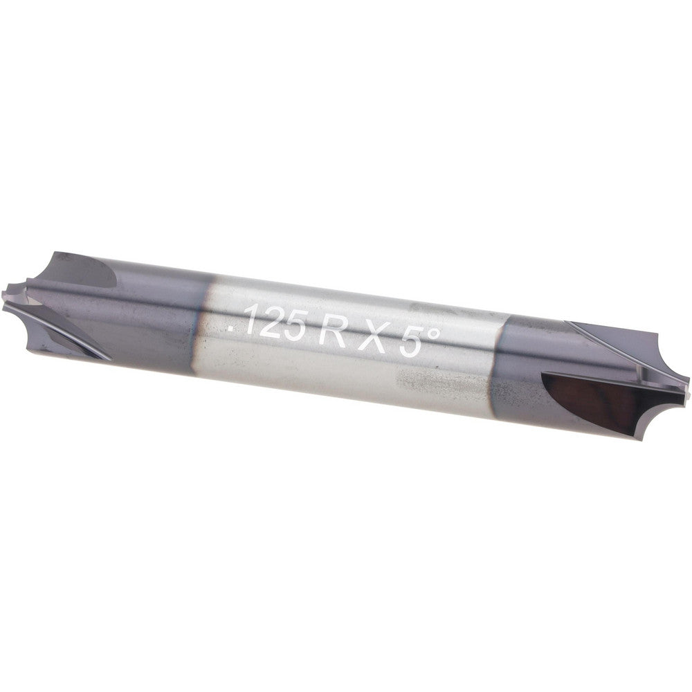 Harvey Tool 68125-C3 Corner Rounding End Mill 1/8" Radius, 3/8" Dia, 4 Flutes, Solid Carbide