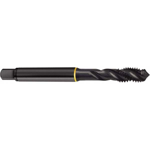 Guhring 9044072021840 Spiral Flute Tap #2-56 UNC, 3 Flutes, Modified Bottoming, 2B/3B Class of Fit, Cobalt, Oxide Coated