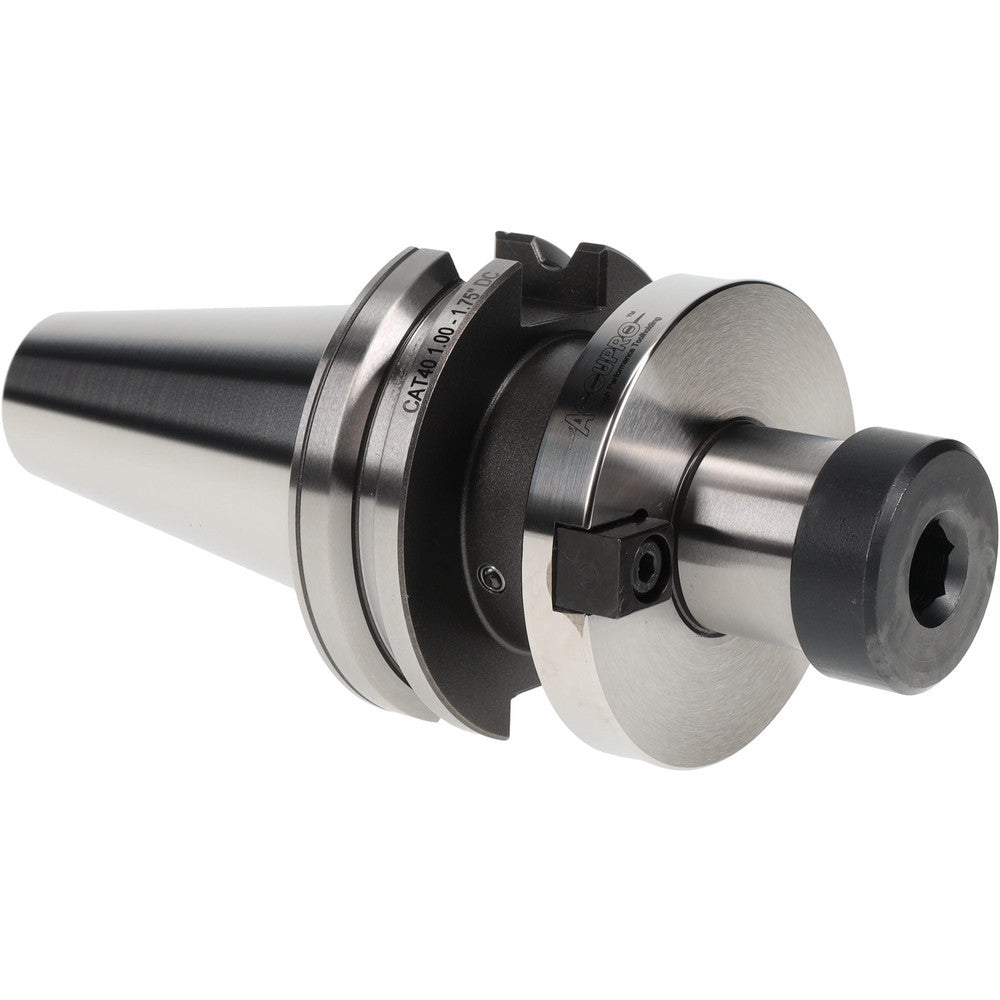 Accupro 771196 Shell Mill Holder CAT40, Dual Contact Taper Shank, 1" Pilot