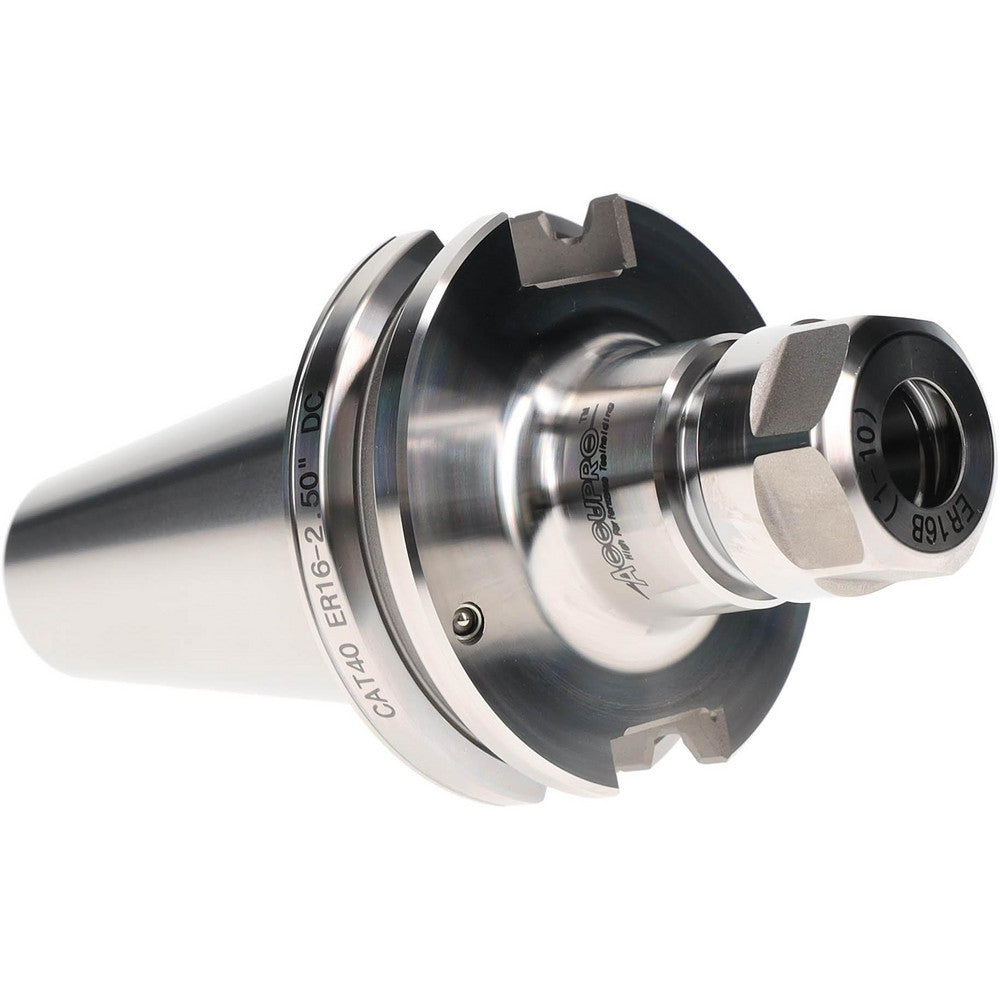 Accupro 771406 Collet Chuck 0.0190 to 0.3930" Capacity, ER16 Collet, Dual Contact Taper Shank