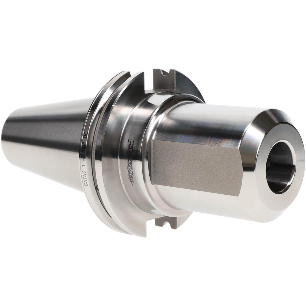 Accupro 771154 End Mill Holder CAT50 Taper, Dual Contact Taper Shank, 1" Hole Dia