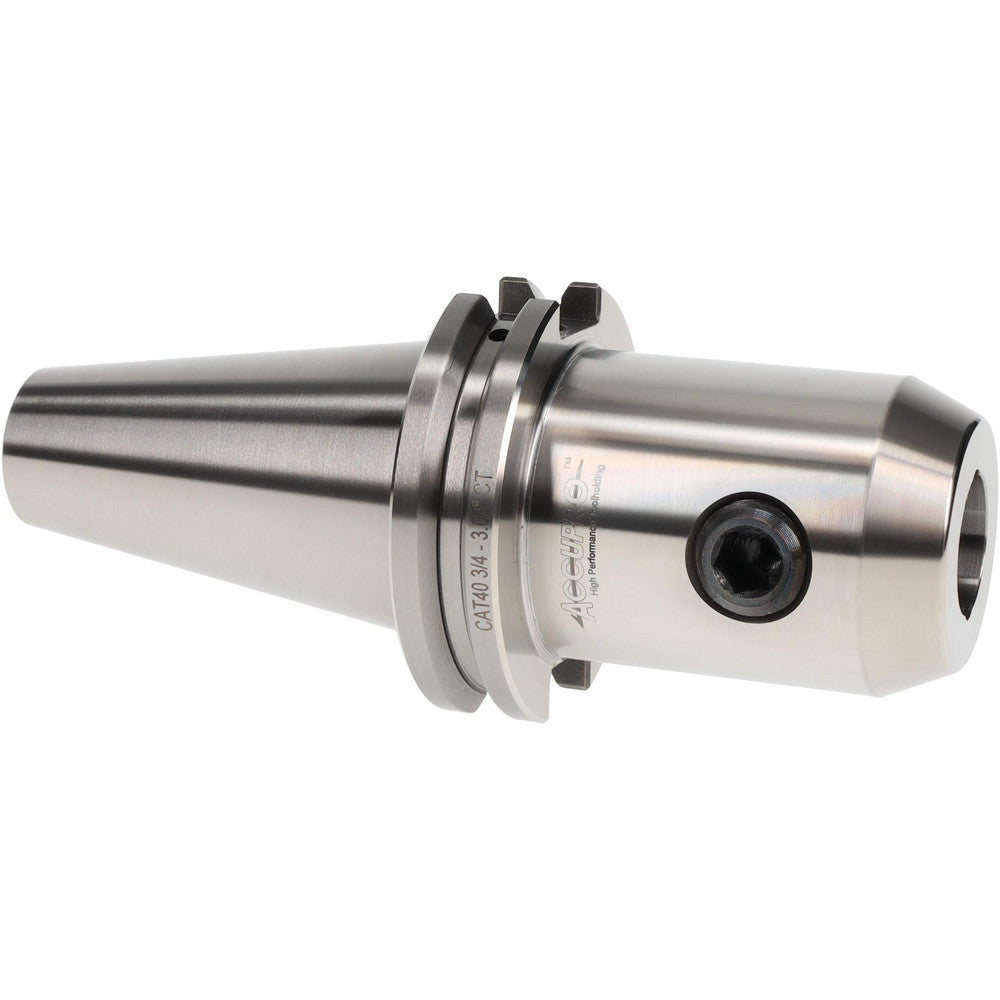 Accupro 772068 End Mill Holder CAT40 Taper, Taper Shank, 3/4" Hole Dia
