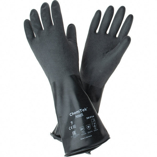 Ansell 38514070 Chemical Resistant Gloves AlphaTEC™ 38-514, 14.00 mil, Unsupported