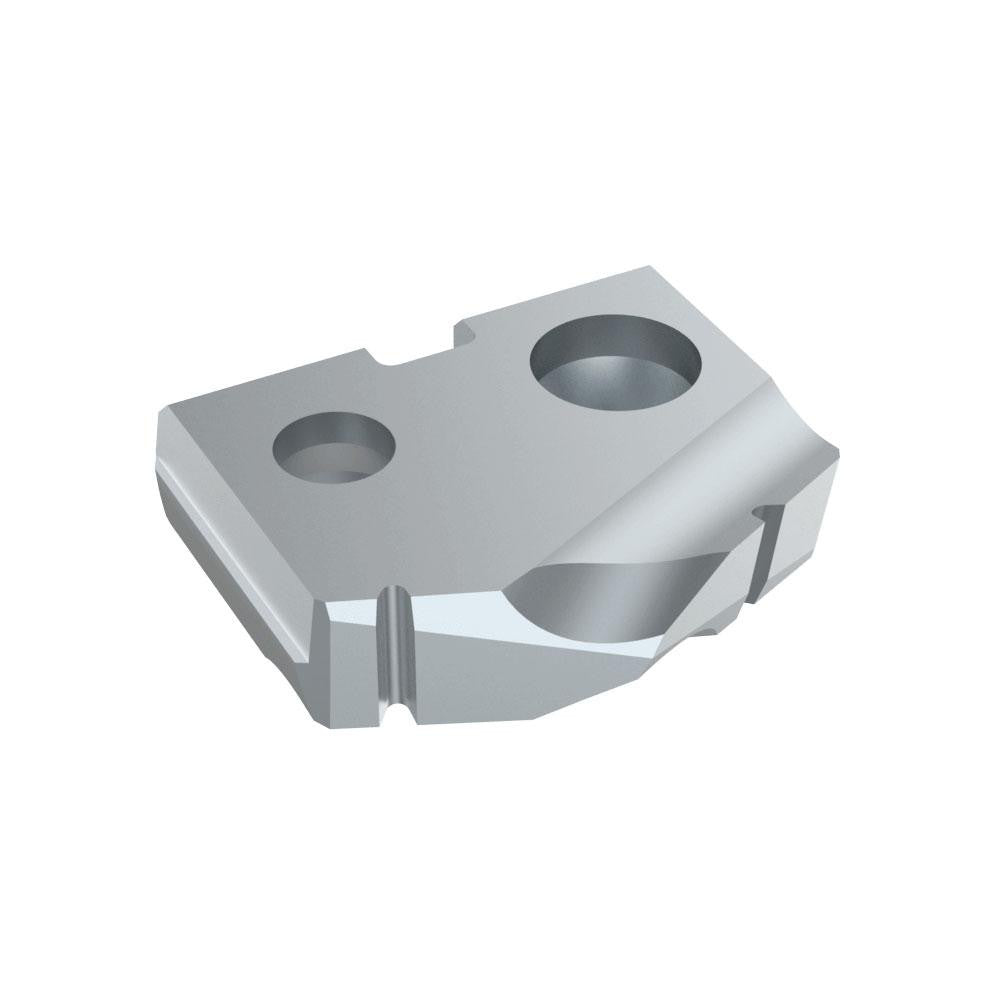 Allied Machine and Engineering 150N-0021 Spade Drill Insert 21/32" Dia, Seat Size 0, Cobalt, 132 deg Point