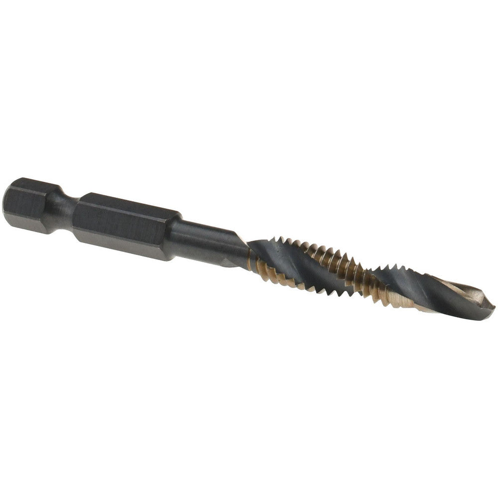 Value Collection DT22HEX-1/4-20 Combination Drill Tap 1/4-20, 2 Flutes, High Molybdenum High Speed Steel