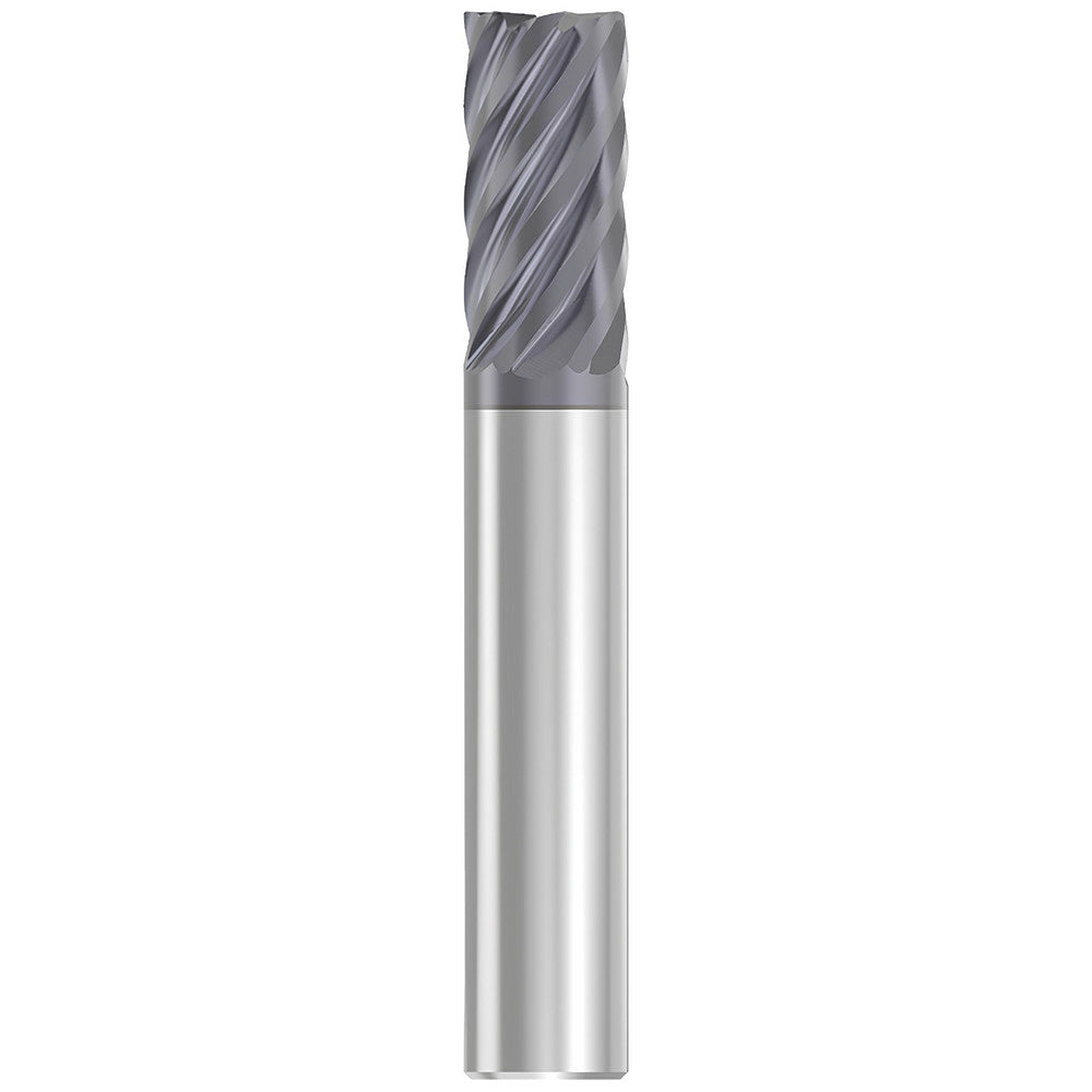 Seco 17002334 Corner Chamfer End Mill 1/2" Dia, 1-1/4" LOC, 7 Flute, 0.0060" Chamfer Width, Solid Carbide
