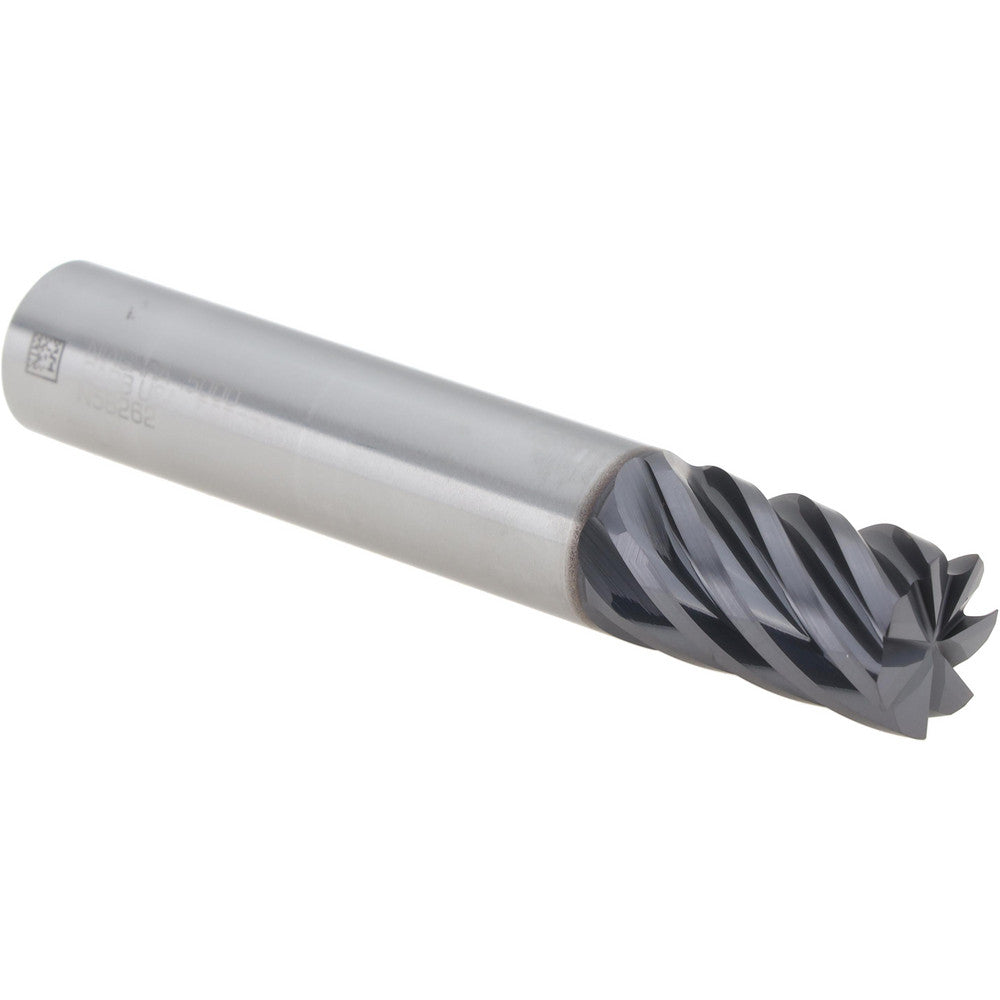 Seco 17002330 Corner Chamfer End Mill 1/2" Dia, 3/4" LOC, 7 Flute, 0.0060" Chamfer Width, Solid Carbide