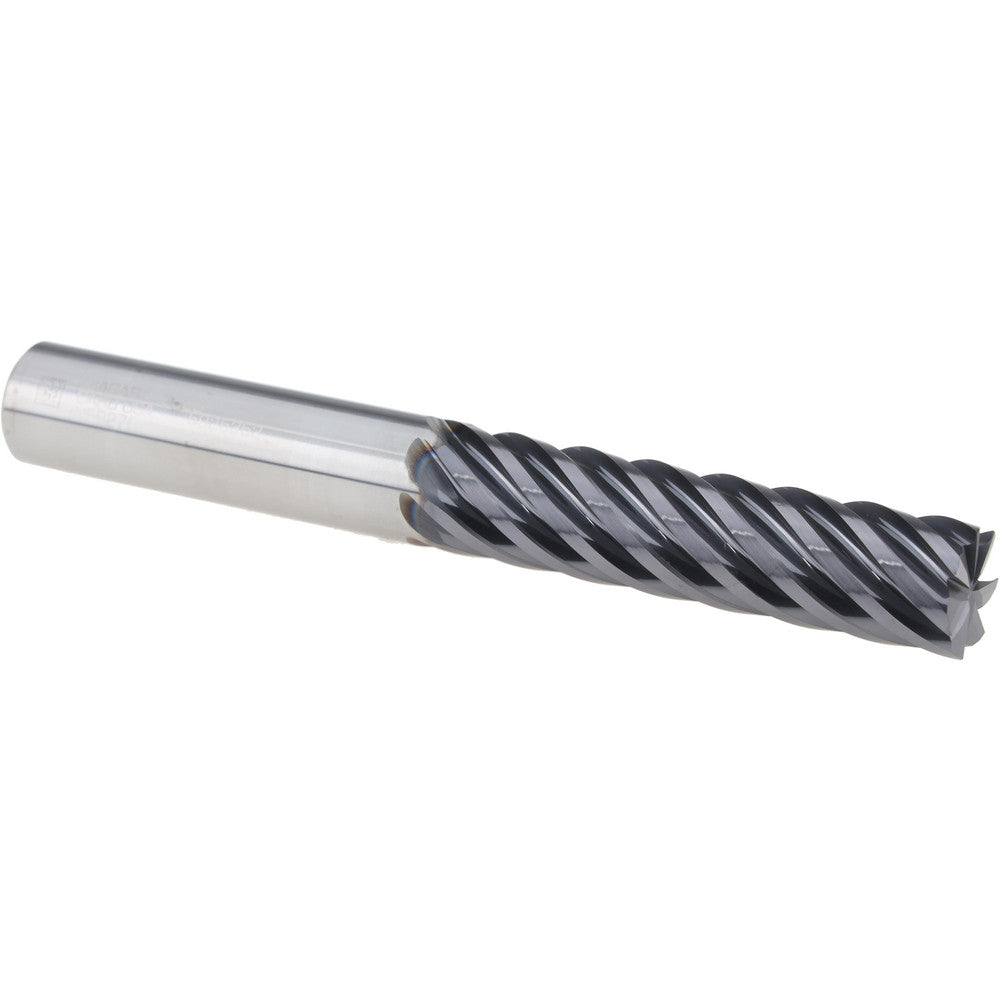 Seco 17002338 Corner Chamfer End Mill 1/2" Dia, 2" LOC, 7 Flute, 0.0060" Chamfer Width, Solid Carbide