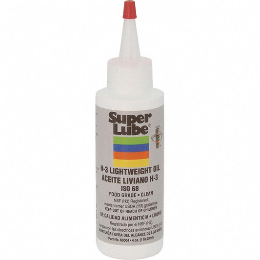 Super Lube 60004 Multi-Purpose Machine Oil 4 oz Bottle, SAE 80W, ISO 68