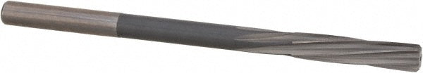 Magafor 88860006330 Chucking Reamer 6.33 mm Dia, 3-31/32" OAL, 1-7/64" Flute Length, Spiral Flute, Straight-Cylindrical Shank, Solid Carbide