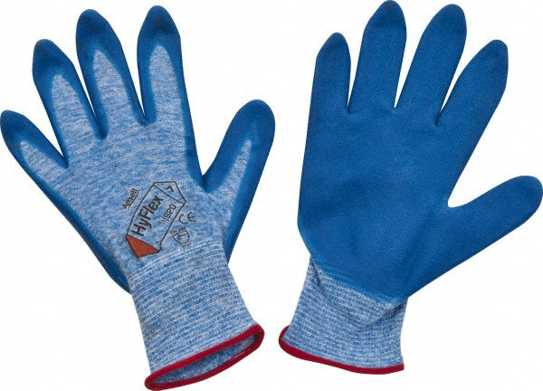 Ansell 255002 Series 11-920 General Purpose Work Gloves Small, Nitrile-Coated Heather Nylon