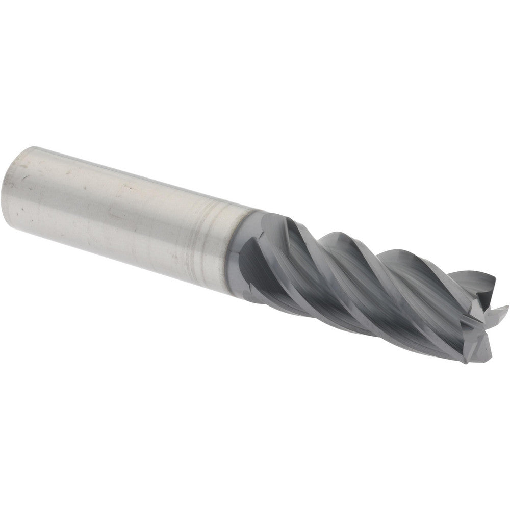 Accupro 95168351 Corner Radius End Mill 1/2" Dia, 1-1/4" LOC, 0.0150" Radius, 5 Flute, Solid Carbide