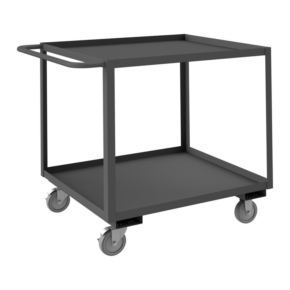 Durham RSC-2436-2-95 Heavy-Duty Service Utility Cart 36" Long, 24" Wide, Steel, 1200 lb Capacity, Gray