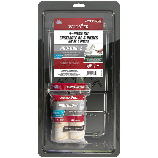 Wooster Brush RR393-4-1/2 Trim Paint Roller Kit