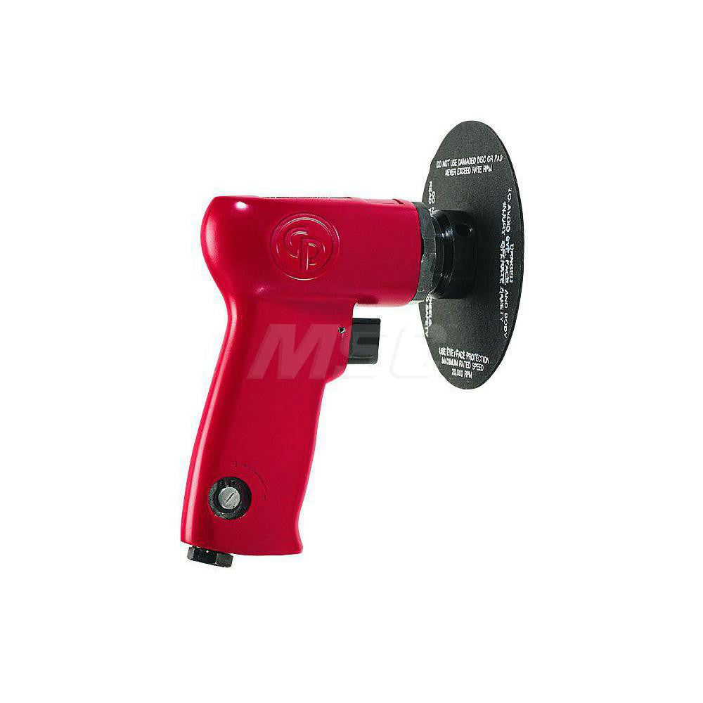 Chicago Pneumatic 6151939778 Air Handheld Disc Sander 3, 4.5 & 5.5'' Pad Dia, 14,000 RPM