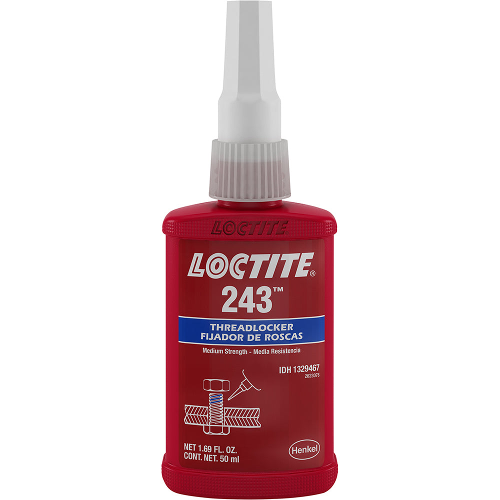 Loctite 1329467 Threadlocker Blue, Liquid, 50 mL, Bottle