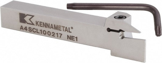 Kennametal 4168860 Indexable Cutoff Toolholder 14.5 mm Max Depth of Cut, 28 mm Max Workpiece Dia, 2 mm Min Insert Width, Left Hand