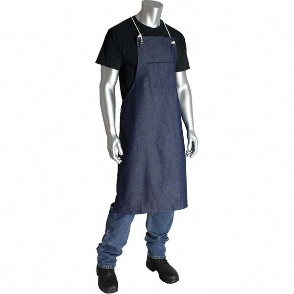 PIP 200-011 Disposable Bib Apron Blue