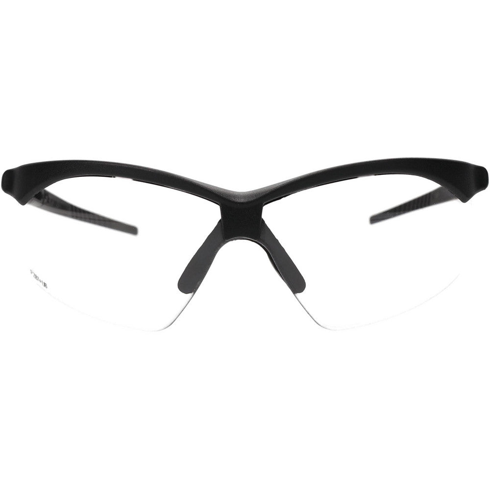 PRO-SAFE 47698 Safety Glasses Anti-Fog & Scratch-Resistant, Polycarbonate, Clear Lenses, Half-Framed