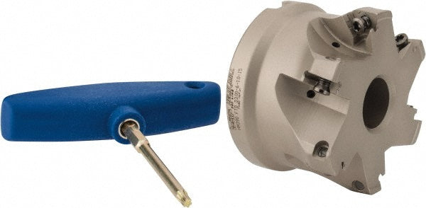 Iscar 3106564 3" Cut Dia, 1" Arbor Hole Dia, 0.512" Max Depth, Indexable Square-Shoulder Face Mill