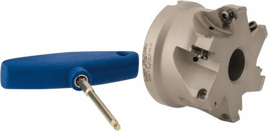 Iscar 3106564 3" Cut Dia, 1" Arbor Hole Dia, 0.512" Max Depth, Indexable Square-Shoulder Face Mill