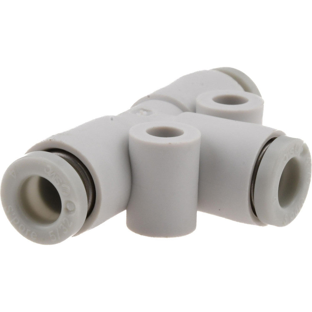 SMC Pneumatics KQ2T04-00A Push-to-Connect Push-to-Connect Fitting Tee, 4.00 mm OD