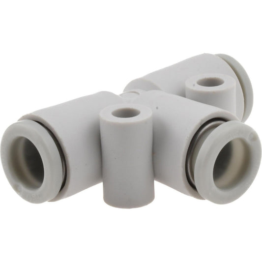 SMC Pneumatics KQ2T06-00A Push-to-Connect Push-to-Connect Fitting Tee, 6.00 mm OD