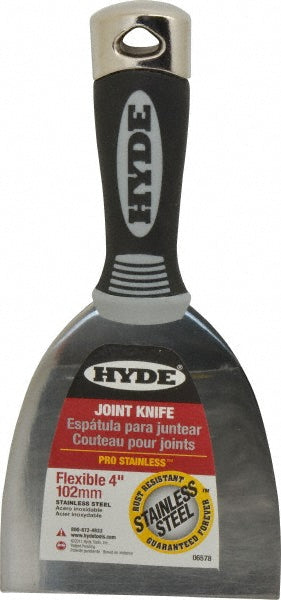 Hyde Tools 06578 Putty Knife 4" Wide, Stainless Steel