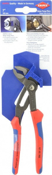 Knipex 87 02 180 SBA Tongue & Groove Plier 1-1/2" Cutting Capacity, Self Grip Jaw