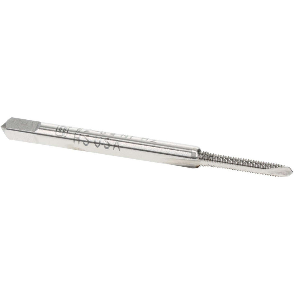 Greenfield Threading 356183 Spiral Point Tap #2-64 UNF, 2 Flutes, Plug Chamfer, 2B Class of Fit, High-Speed Steel, Bright/Uncoated