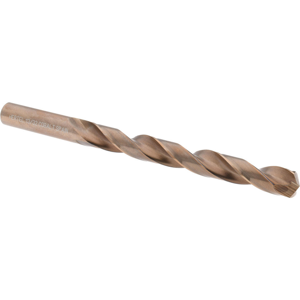 Hertel 42012 Jobber Length Drill Bit 13/32" Dia, 135 &deg, Cobalt