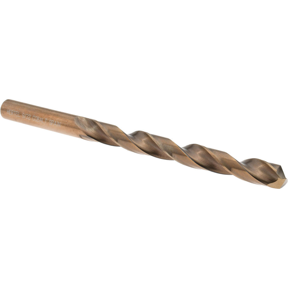 Hertel 42000 Jobber Drill 9/32" Dia, 135 deg Point, Cobalt