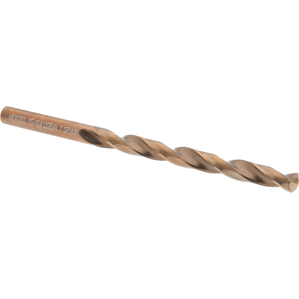 Hertel 41985 Jobber Length Drill Bit 15/64" Dia, 135 &deg, Cobalt