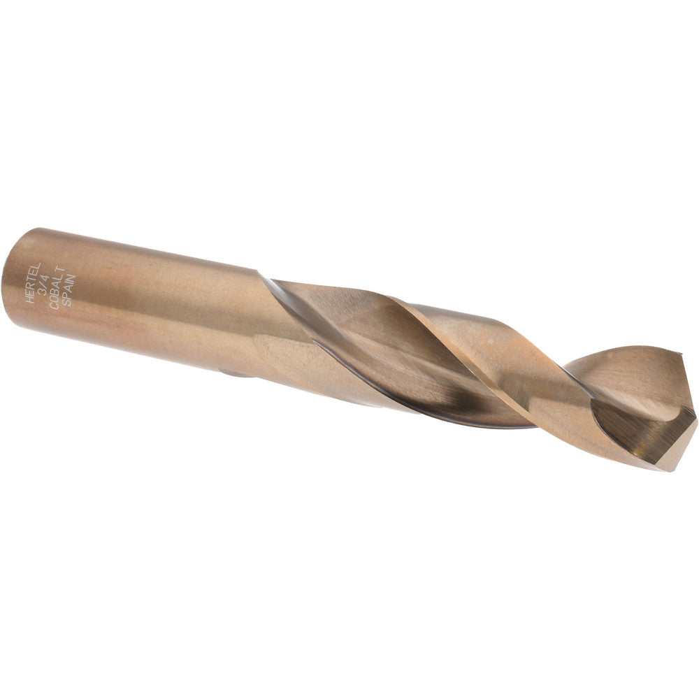 Hertel 42265 Screw Machine Length Drill Bit 0.75" Dia, 135 &deg, Cobalt