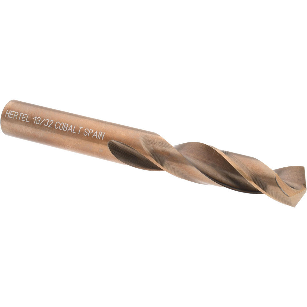Hertel 42209 Screw Machine Length Drill Bit 0.4062" Dia, 135 &deg, Cobalt