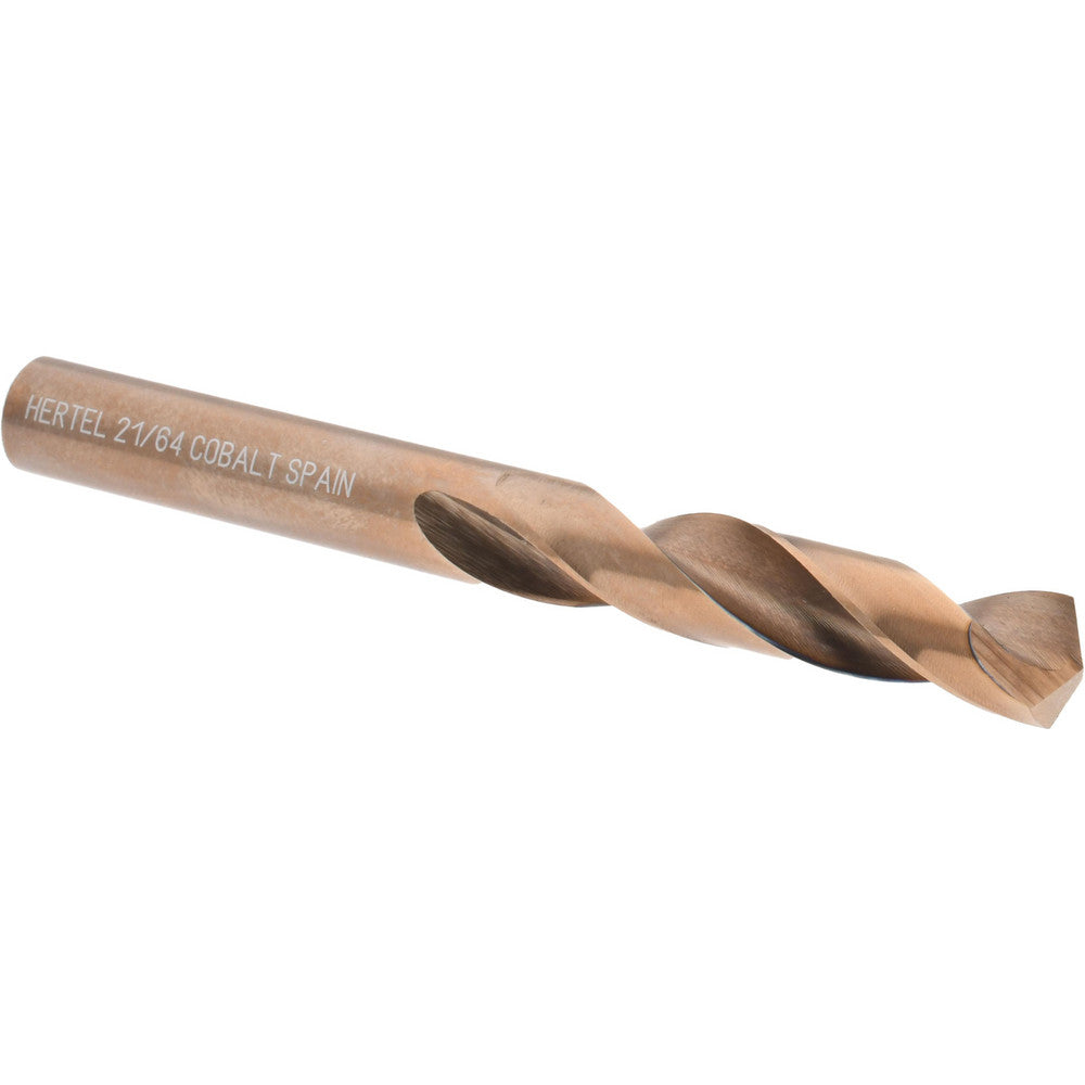 Hertel 42201 Screw Machine Length Drill Bit 0.3281" Dia, 135 &deg, Cobalt