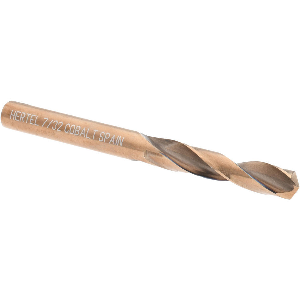 Hertel 42189 Screw Machine Length Drill Bit 0.2188" Dia, 135 &deg, Cobalt