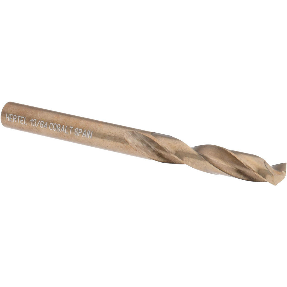 Hertel 42187 Screw Machine Length Drill Bit 0.2031" Dia, 135 &deg, Cobalt
