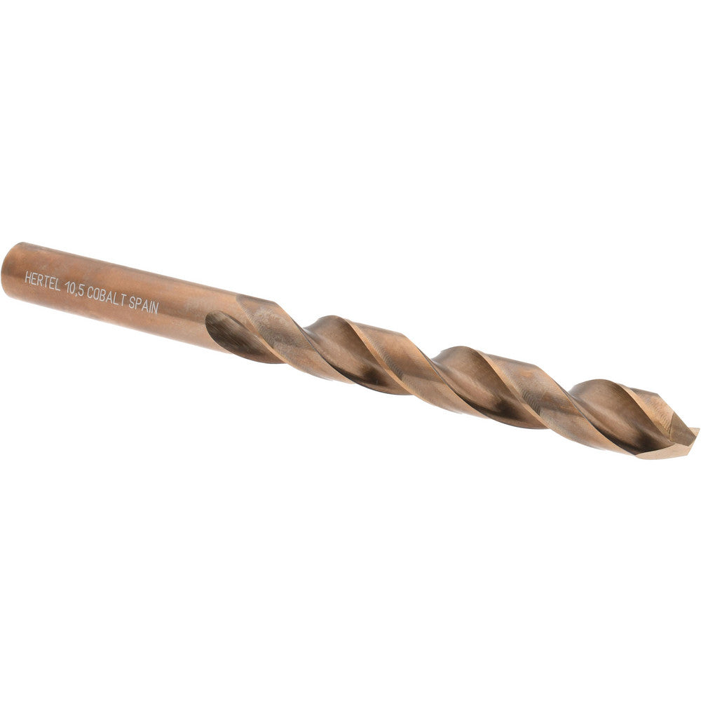 Hertel 42099 Jobber Length Drill Bit 10.5 mm Dia, 135 &deg, Cobalt