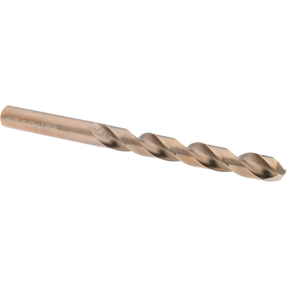 Hertel 42097 Jobber Length Drill Bit 10 mm Dia, 135 &deg, Cobalt
