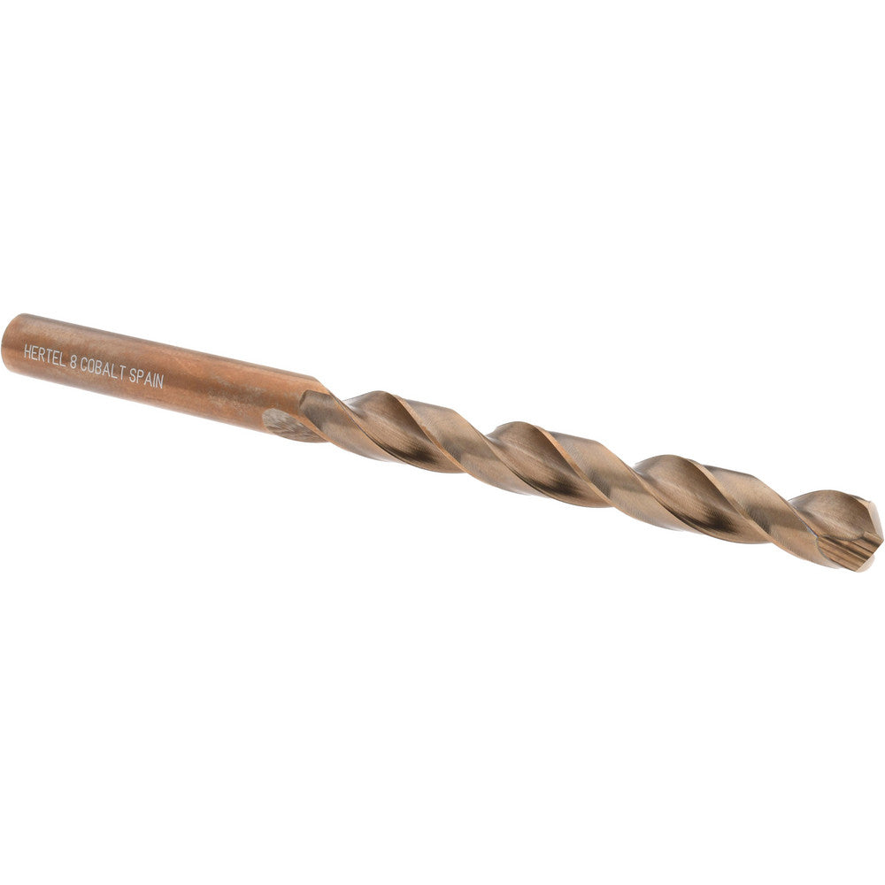 Hertel 42091 Jobber Length Drill Bit 8 mm Dia, 135 &deg, Cobalt