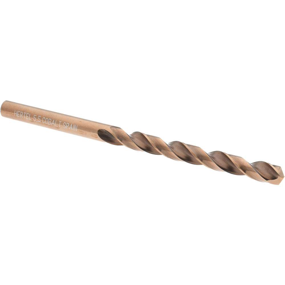 Hertel 42082 Jobber Length Drill Bit 5.5 mm Dia, 135 &deg, Cobalt