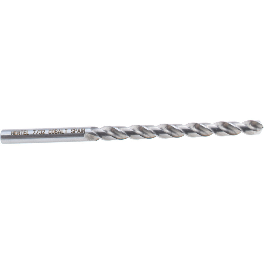 Hertel 42141 Jobber Drill 7/32" Dia, 135 deg Point, Cobalt