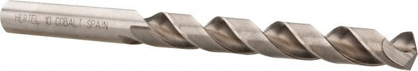 Hertel 42294 Jobber Length Drill Bit 10 mm Dia, 135 &deg, Cobalt