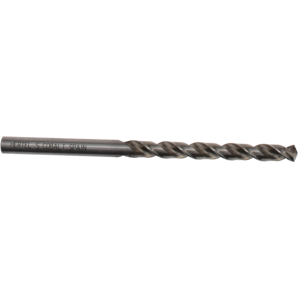 Hertel 42274 Jobber Drill 5.00 mm Dia, 135 deg Point, Cobalt