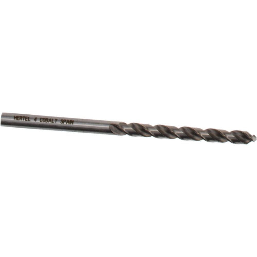 Hertel 42271 Jobber Drill 4.00 mm Dia, 135 deg Point, Cobalt